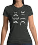 Moustache Womens T-Shirt