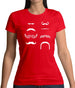 Moustache Womens T-Shirt