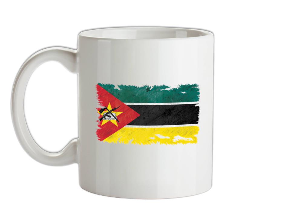 Mozambique Grunge Style Flag Ceramic Mug