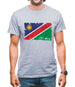 Namibia Grunge Style Flag Mens T-Shirt