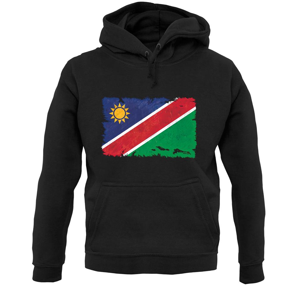 Namibia Grunge Style Flag Unisex Hoodie