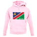 Namibia Grunge Style Flag unisex hoodie