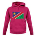 Namibia Grunge Style Flag unisex hoodie