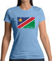 Namibia Grunge Style Flag Womens T-Shirt