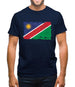 Namibia Grunge Style Flag Mens T-Shirt