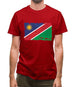 Namibia Grunge Style Flag Mens T-Shirt