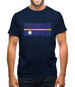 Nauru Grunge Style Flag Mens T-Shirt