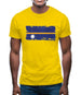 Nauru Grunge Style Flag Mens T-Shirt