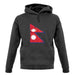 Nepal Grunge Style Flag unisex hoodie