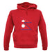 Nepal Grunge Style Flag unisex hoodie