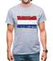 Netherlands Grunge Style Flag Mens T-Shirt