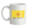 New Mexico Barcode Style Flag Ceramic Mug