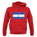 Nicaragua Grunge Style Flag unisex hoodie
