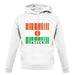 Niger Barcode Style Flag unisex hoodie