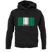 Nigeria Barcode Style Flag unisex hoodie