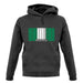 Nigeria Barcode Style Flag unisex hoodie