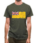 Niue Grunge Style Flag Mens T-Shirt