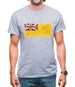 Niue Grunge Style Flag Mens T-Shirt