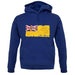 Niue Grunge Style Flag unisex hoodie