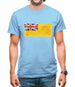 Niue Grunge Style Flag Mens T-Shirt