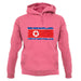 North Korea Grunge Style Flag unisex hoodie