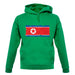 North Korea Grunge Style Flag unisex hoodie
