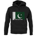 Pakistan Barcode Style Flag unisex hoodie