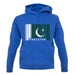 Pakistan Barcode Style Flag unisex hoodie