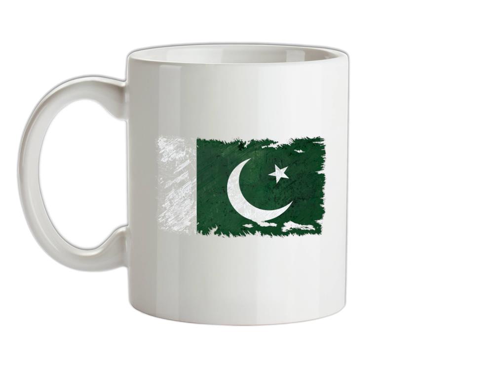 Pakistan Grunge Style Flag Ceramic Mug