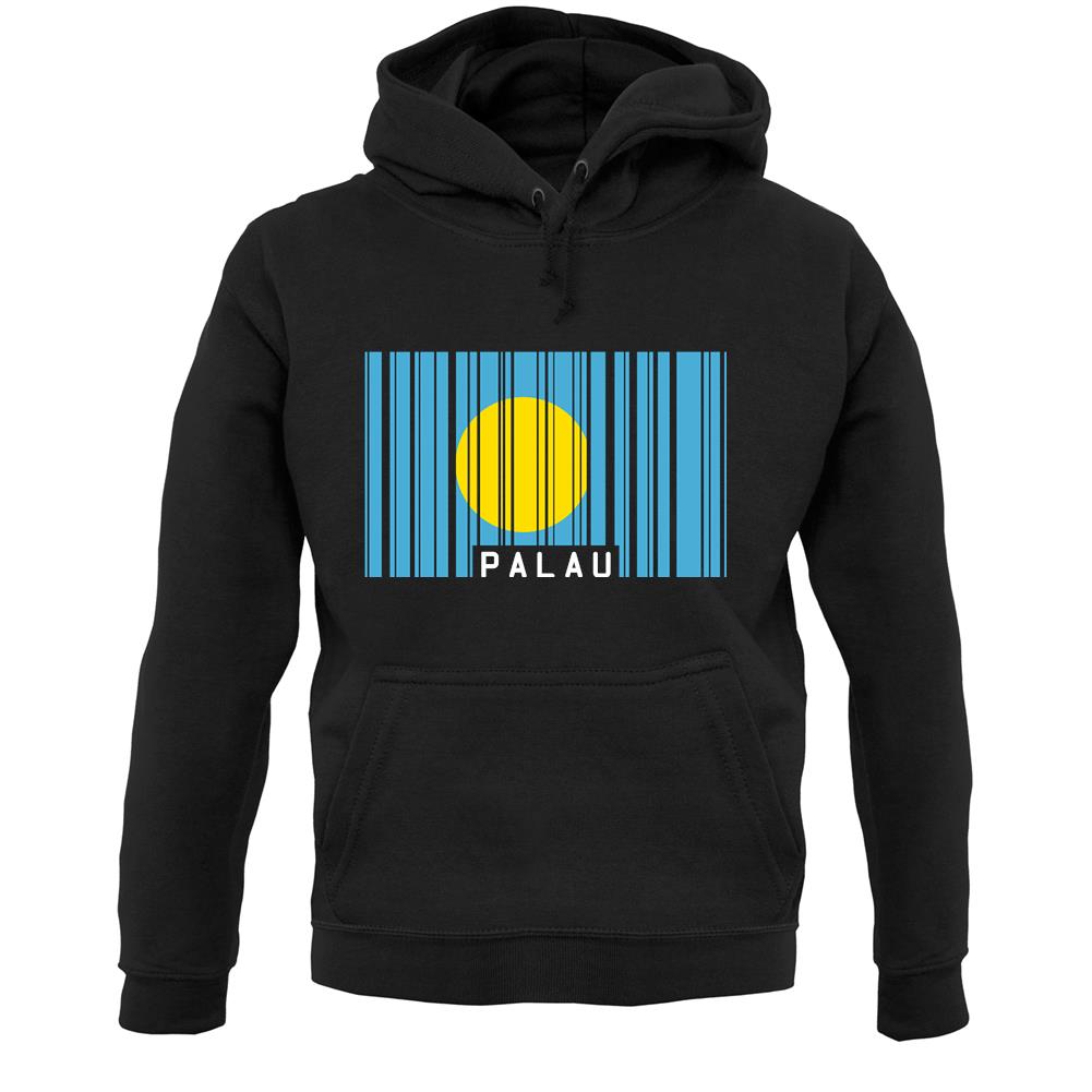 Palau Barcode Style Flag Unisex Hoodie