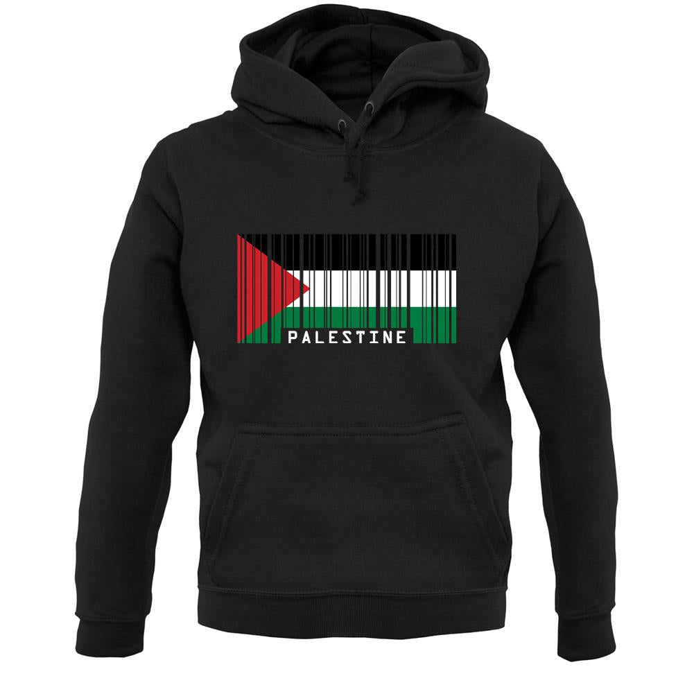 Palestine Barcode Style Flag Unisex Hoodie