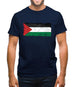 Palestine Grunge Style Flag Mens T-Shirt