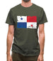 Panama Grunge Style Flag Mens T-Shirt