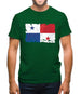 Panama Grunge Style Flag Mens T-Shirt