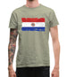 Paraguay Grunge Style Flag Mens T-Shirt