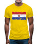 Paraguay Grunge Style Flag Mens T-Shirt