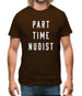 Part Time Nudist Mens T-Shirt