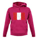 Peru Grunge Style Flag unisex hoodie