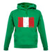 Peru Grunge Style Flag unisex hoodie