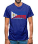 Philippines Barcode Style Flag Mens T-Shirt