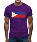 Philippines Grunge Style Flag Mens T-Shirt