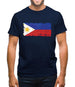 Philippines Grunge Style Flag Mens T-Shirt