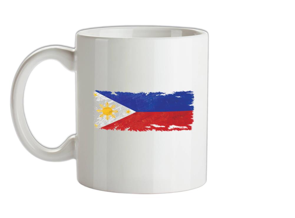 Philippines Grunge Style Flag Ceramic Mug