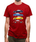 911 Carrera Rs 4 Colours Mens T-Shirt