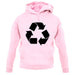 Recycling Symbol unisex hoodie