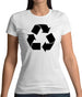 Recycling Symbol Womens T-Shirt