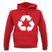 Recycling Symbol unisex hoodie