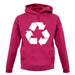 Recycling Symbol unisex hoodie