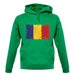 Romania Grunge Style Flag unisex hoodie