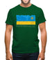 Rwanda Grunge Style Flag Mens T-Shirt